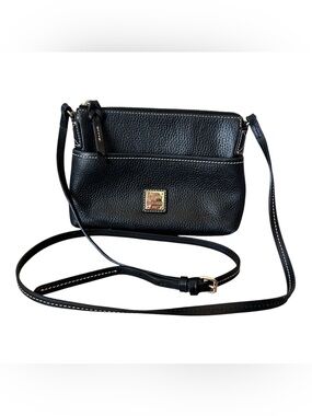 Dooney & Bourke Crossbody Black Pebbled Leather Purse